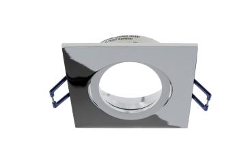 Einbaustrahler - Samsola, Square, glänzend, Silber