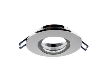 Einbaustrahler - Samsola Max, Round, glänzend, Silber