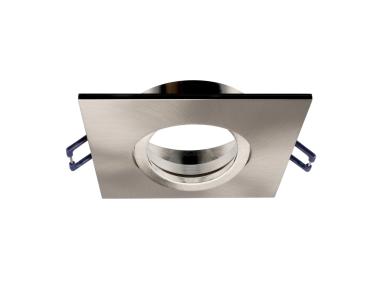 Einbaustrahler - Samsola Max, Square, gebürstet, Silber