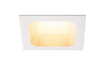 VERLUX, Einbauleuchte, LED, 3000 K, mattweiß, L/B/T 13,5/13,5/7,5 cm, 20 W