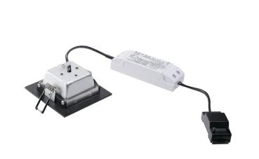 Preview: FRAME BASIC SET, Einbauleuchte, LED, 3000 K, schwarz matt, Set, 9,4 W, inkl. Treiber