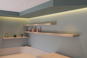 HORN, Einbauleuchte, QPAR51, rund, schwarz matt, max. 50 W, inkl. Clipfedern