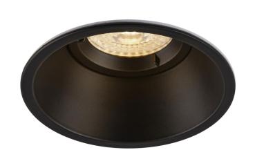 HORN, Einbauleuchte, QPAR51, rund, schwarz matt, max. 25 W, inkl. Clipfedern