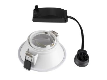 Preview: HORN, Einbauleuchte, QPAR51, rund, weiß matt, max. 25 W, inkl. Clipfedern