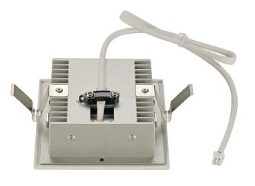 Preview: FRAME CURVE, Einbauleuchte, LED, 3000 K, eckig, weiß matt, inkl. Blattfedern