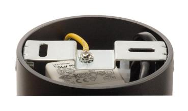 Preview: TRILEDO, Deckenleuchte, LED, 3000 K, rund, schwarz matt, 38°, 6,2 W, inkl. Treiber