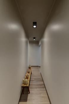 TRILEDO, Deckenleuchte, LED, 3000 K, eckig, schwarz matt, 38°, 6,2 W, inkl. Treiber