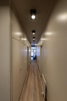 TRILEDO, Deckenleuchte, LED, 3000 K, eckig, schwarz matt, 38°, 6,2 W, inkl. Treiber