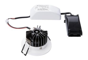 Preview: PATTA-I, Einbauleuchte, LED, 3000 K, rund, weiß matt, 38°, inkl. Treiber