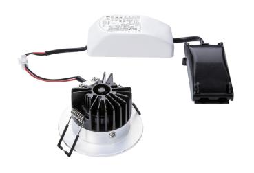 Preview: PATTA-I, Einbauleuchte, LED, 3000 K, rund, aluminium gebürstet, 38°, inkl. Treiber