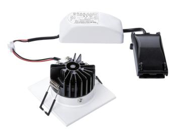 Preview: PATTA-I, Einbauleuchte, LED, 3000 K, eckig, weiß matt, 38°, inkl. Treiber