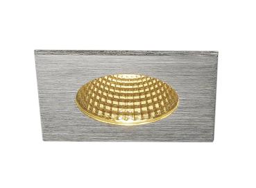 PATTA-I, Einbauleuchte, LED, 3000 K, eckig, aluminium gebürstet, 38°, inkl. Treiber