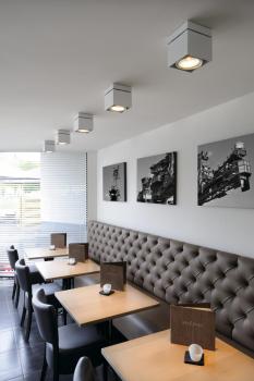 Preview: KARDAMOD, Deckenleuchte, einflammig, QPAR111, eckig, weiß, max. 75 W