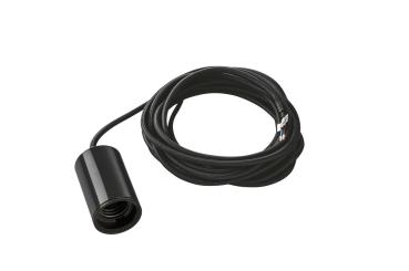 Preview: FITU, Pendelleuchte, A60, rund, schwarz, 5 m Kabel mit offenem Kabelende, max. 60 W