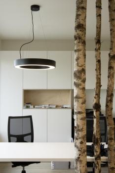 MEDO RING 60, Pendelleuchte, LED, schwarz, Ø 60 cm, inkl. LED-Treiber