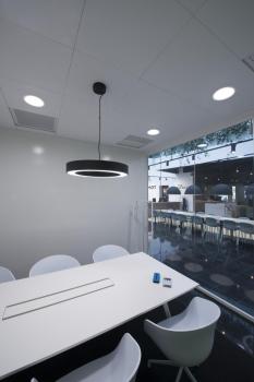 MEDO RING 60, Pendelleuchte, LED, schwarz, Ø 60 cm, inkl. LED-Treiber