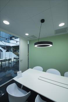 MEDO RING 60, Pendelleuchte, LED, schwarz, Ø 60 cm, inkl. LED-Treiber