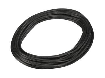 NIEDERVOLT-SEIL, für TENSEO Niedervolt-Seilsystem, schwarz, 6 mm², 20 m