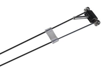 Preview: ASMARA, für TENSEO Niedervolt-Seilsystem, QR-C51, chrom, 1 Stück