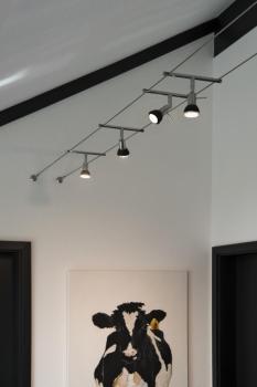 Preview: SYROS, Seilleuchte für TENSEO Niedervolt-Seilsystem, QR-C51, chrom