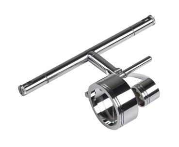 Preview: SALUNA, Seilleuchte für TENSEO Niedervolt-Seilsystem, QR-C51, chrom