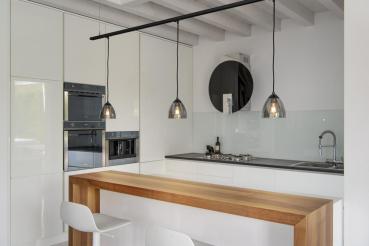 Preview: PENDELLEUCHTENADAPTER, für Hochvolt 1Phasen-Aufbauschiene, schwarz, inkl. Zugentlastung und Gewindestück