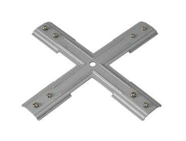 STABILISATOR X-VERBINDER, für Hochvolt 1Phasen-Aufbauschiene, nickel matt