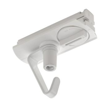 ADAPTER, für Hochvolt-Stromschiene 1Phasen, weiß, elektrisch, mit Haken