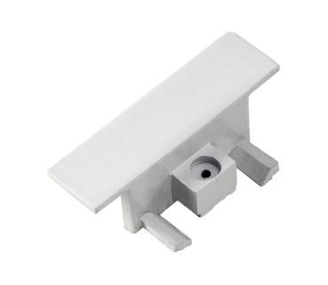 ENDKAPPE, für Hochvolt 1Phasen-Einbauschiene, weiß, 2 Stück