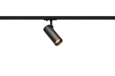 HELIA 50 TRACK, Strahler für 1Phasen Hochvolt-Stromschiene, LED, 3000 K, schwarz, 35°, inkl. 1 Phasen-Adapter
