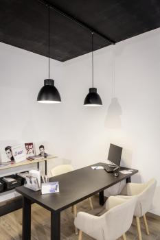 PENDELLEUCHTENADAPTER, für Hochvolt-Stromschiene 3Phasen, schwarz, inkl. Montagezubehör