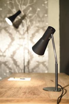 PHELIA, Standleuchte, A60, schwarz, max. 23 W