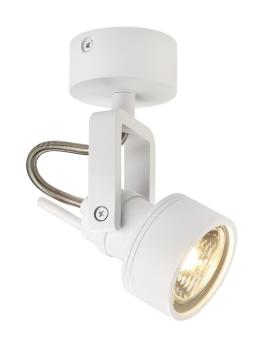 INDA, Wand- und Deckenleuchte, Spot, QPAR51, weiß matt, max. 50 W