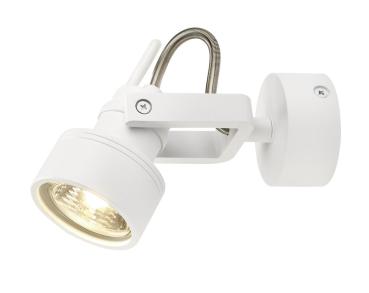 Preview: INDA, Wand- und Deckenleuchte, Spot, QPAR51, weiß matt, max. 50 W