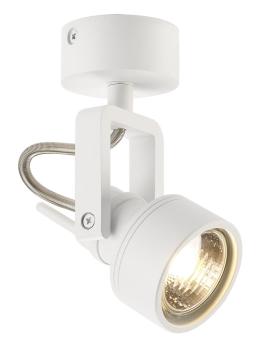 Preview: INDA, Wand- und Deckenleuchte, Spot, QPAR51, weiß matt, max. 50 W