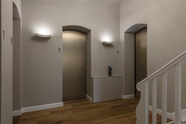 PLASTRA, Wandleuchte, weißer Gips, QT-DE12, max. 100 W