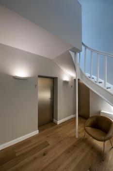 PLASTRA, Wandleuchte, weißer Gips, QT-DE12, max. 100 W