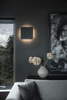 PLASTRA, Wandleuchte, LED-Strip, 3000 K, eckig, weißer Gips max. 10,8 W