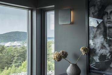 PLASTRA, Wandleuchte, LED-Strip, 3000 K, eckig, weißer Gips max. 10,8 W