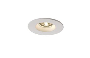 Preview: PLASTRA, Einbauleuchte, QPAR51, rund, weißer Gips, max. 35 W