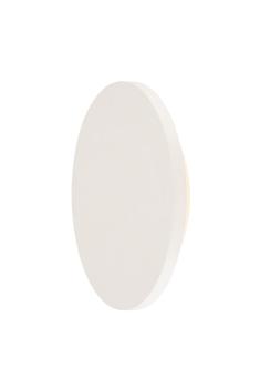 Preview: PLASTRA, Wandleuchte, LED, 3000 K, rund, weißer Gips, Ø 26 cm