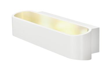 ASSO 300, Wandleuchte, LED, 3000 K, oval, weiß, L/B/H 30/9,5/7 cm