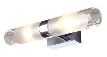 MIBO UP/DOWN, Wandleuchte, QT14, IP21, up/down, chrom, max. 50 W