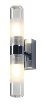 Preview: MIBO UP/DOWN, Wandleuchte, QT14, IP21, up/down, chrom, max. 50 W