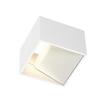 LOGS IN, Wandleuchte, LED, 3000 K, eckig, weiß, inkl. LED-Treiber