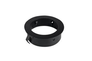 Preview: ENOLA B, Wandleuchte, QPAR51, rund, up/down, schwarz, max. 50 W, inkl. Zierring schwarz