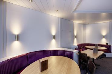 Preview: ENOLA B, Wandleuchte, QPAR51, rund, up/down, messing, max. 50 W, inkl. Zierring messing