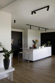 ENOLA B, Deckenleuchte, QPAR51, rund, schwarz, max. 35 W