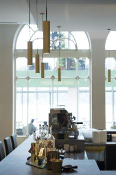 ENOLA B, Pendelleuchte, QPAR51, messing, max. 50 W