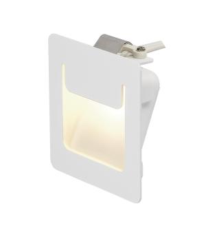 DOWNUNDER PUR 80, Einbauleuchte, LED, 3000 K, eckig, weiß, L/B/H 8/3,2/8 cm, inkl. Blattfedern
